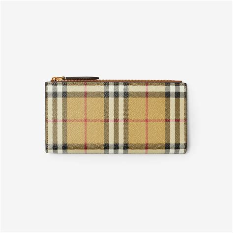 burberry nova check wallet women|Large Check Bifold Wallet in Archive beige .